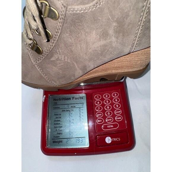 Sorel Joan uptown waterproof wedge lace bootie size 7.5 - Picture 10 of 10